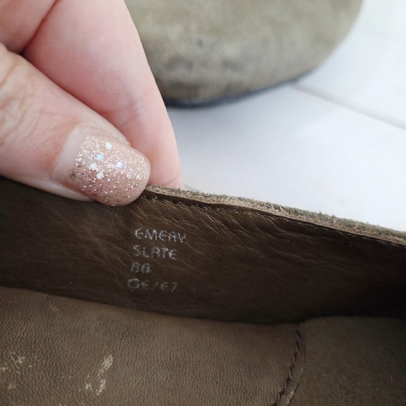 Earthies Emery Brown Suede Slip On Ballet Flats Womens 8 B Casual - Picture 8 of 10